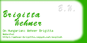 brigitta wehner business card